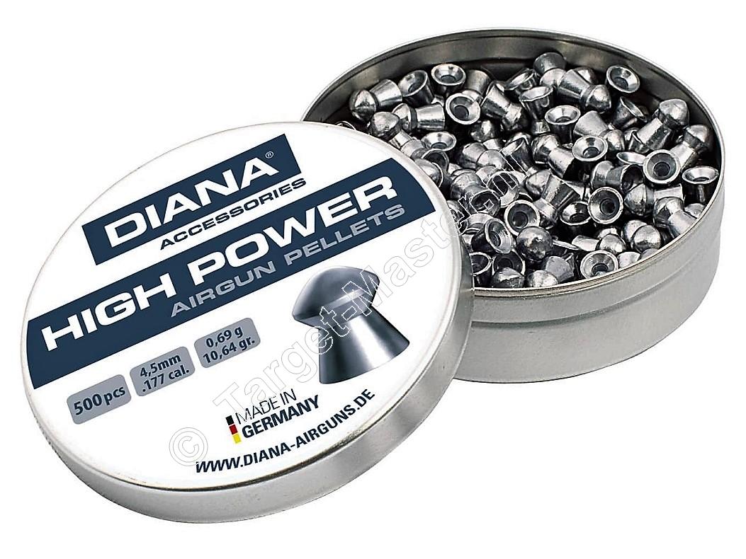 Diana High Power 4.50mm Airgun Pellets tin of 500